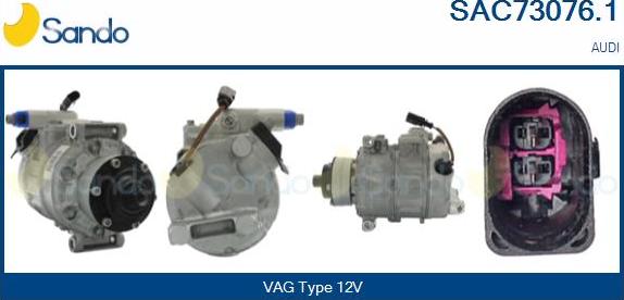 Sando SAC73076.1 - Compressore, Climatizzatore www.autoricambi360.it