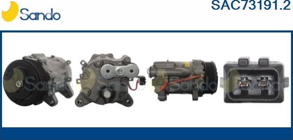 Sando SAC73191.2 - Compressore, Climatizzatore www.autoricambi360.it