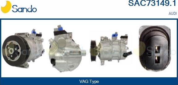Sando SAC73149.1 - Compressore, Climatizzatore www.autoricambi360.it