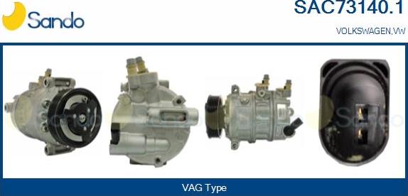 Sando SAC73140.1 - Compressore, Climatizzatore www.autoricambi360.it