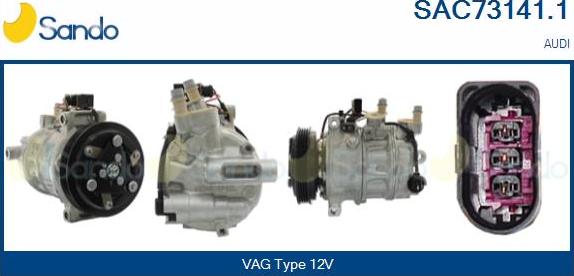 Sando SAC73141.1 - Compressore, Climatizzatore www.autoricambi360.it