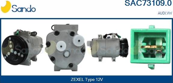 Sando SAC73109.0 - Compressore, Climatizzatore www.autoricambi360.it