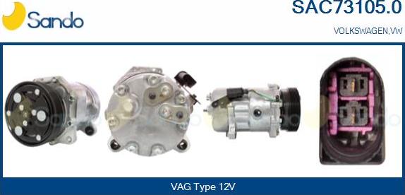 Sando SAC73105.0 - Compressore, Climatizzatore www.autoricambi360.it