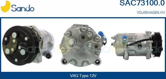 Sando SAC73100.0 - Compressore, Climatizzatore www.autoricambi360.it