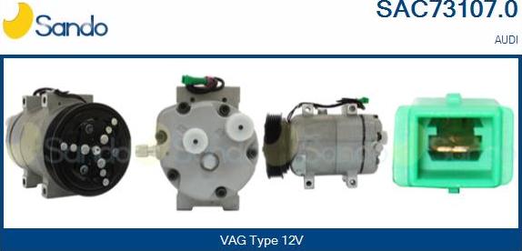 Sando SAC73107.0 - Compressore, Climatizzatore www.autoricambi360.it