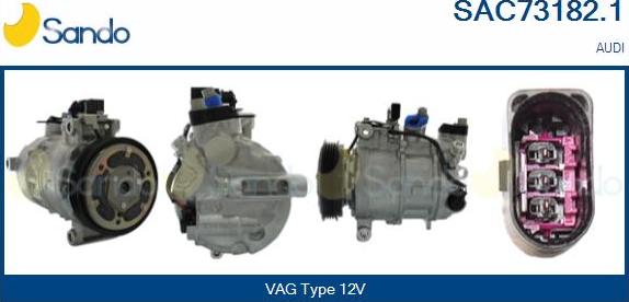 Sando SAC73182.1 - Compressore, Climatizzatore www.autoricambi360.it