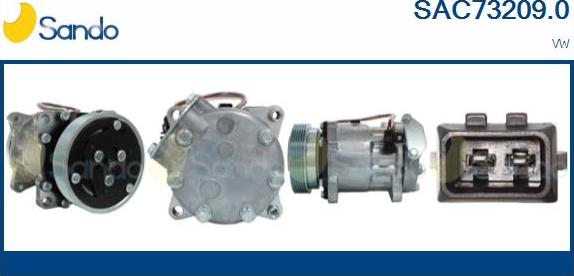Sando SAC73209.0 - Compressore, Climatizzatore www.autoricambi360.it