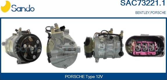 Sando SAC73221.1 - Compressore, Climatizzatore www.autoricambi360.it