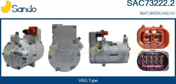 Sando SAC73222.2 - Compressore, Climatizzatore www.autoricambi360.it