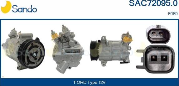 Sando SAC72095.0 - Compressore, Climatizzatore www.autoricambi360.it