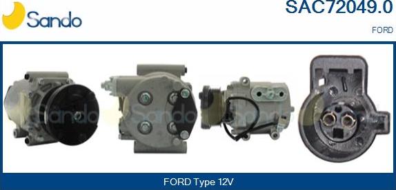 Sando SAC72049.0 - Compressore, Climatizzatore www.autoricambi360.it