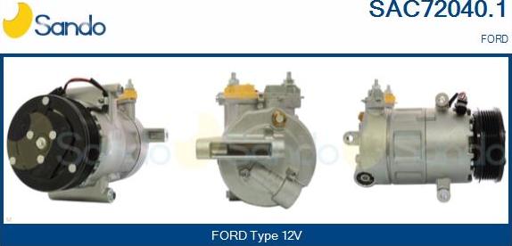 Sando SAC72040.1 - Compressore, Climatizzatore www.autoricambi360.it