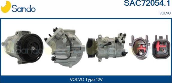 Sando SAC72054.1 - Compressore, Climatizzatore www.autoricambi360.it