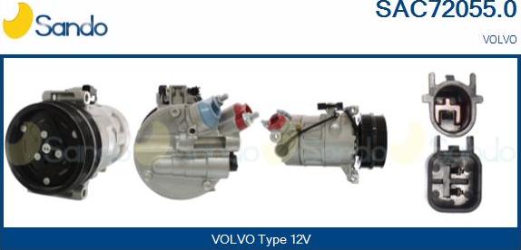 Sando SAC72055.0 - Compressore, Climatizzatore www.autoricambi360.it