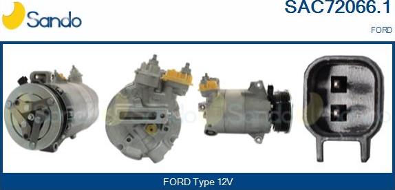 Sando SAC72066.1 - Compressore, Climatizzatore www.autoricambi360.it