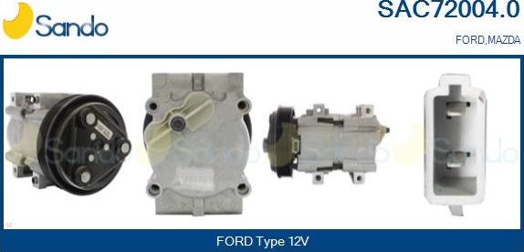 Sando SAC72004.0 - Compressore, Climatizzatore www.autoricambi360.it
