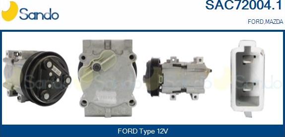 Sando SAC72004.1 - Compressore, Climatizzatore www.autoricambi360.it