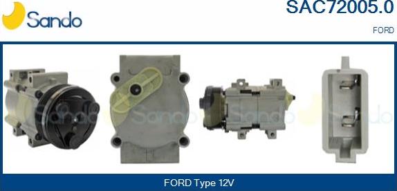 Sando SAC72005.0 - Compressore, Climatizzatore www.autoricambi360.it