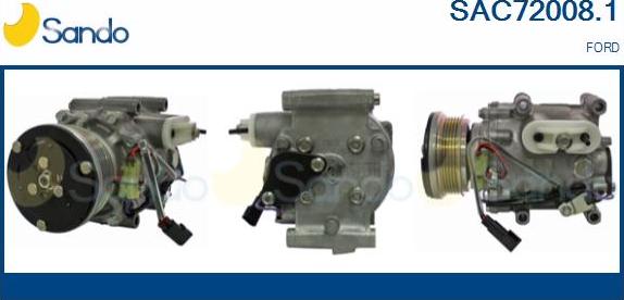 Sando SAC72008.1 - Compressore, Climatizzatore www.autoricambi360.it