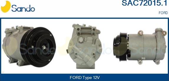 Sando SAC72015.1 - Compressore, Climatizzatore www.autoricambi360.it