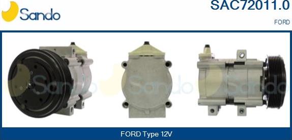 Sando SAC72011.0 - Compressore, Climatizzatore www.autoricambi360.it