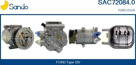 Sando SAC72084.0 - Compressore, Climatizzatore www.autoricambi360.it