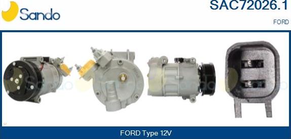 Sando SAC72026.1 - Compressore, Climatizzatore www.autoricambi360.it