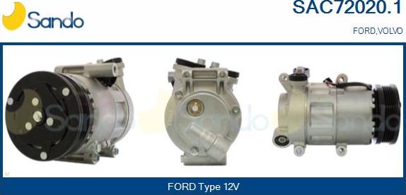 Sando SAC72020.1 - Compressore, Climatizzatore www.autoricambi360.it