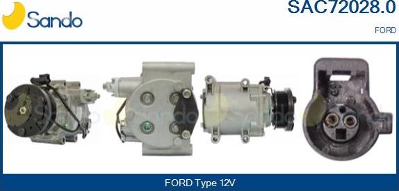 Sando SAC72028.0 - Compressore, Climatizzatore www.autoricambi360.it
