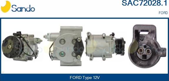Sando SAC72028.1 - Compressore, Climatizzatore www.autoricambi360.it