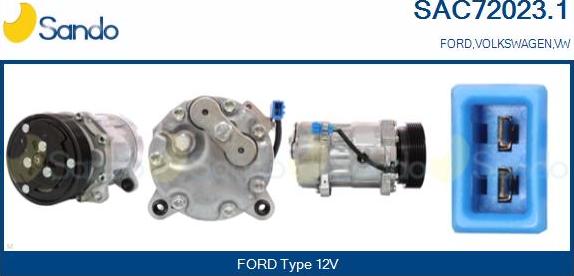 Sando SAC72023.1 - Compressore, Climatizzatore www.autoricambi360.it