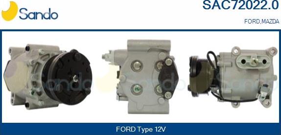 Sando SAC72022.0 - Compressore, Climatizzatore www.autoricambi360.it