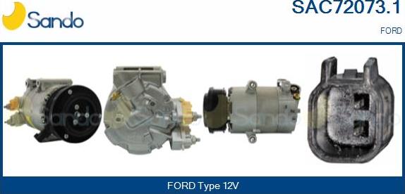 Sando SAC72073.1 - Compressore, Climatizzatore www.autoricambi360.it