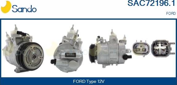 Sando SAC72196.1 - Compressore, Climatizzatore www.autoricambi360.it
