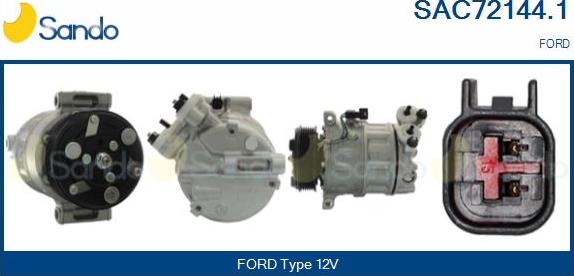 Sando SAC72144.1 - Compressore, Climatizzatore www.autoricambi360.it