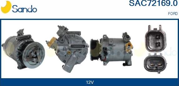 Sando SAC72169.0 - Compressore, Climatizzatore www.autoricambi360.it