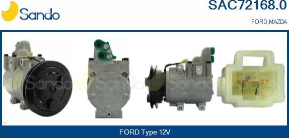 Sando SAC72168.0 - Compressore, Climatizzatore www.autoricambi360.it