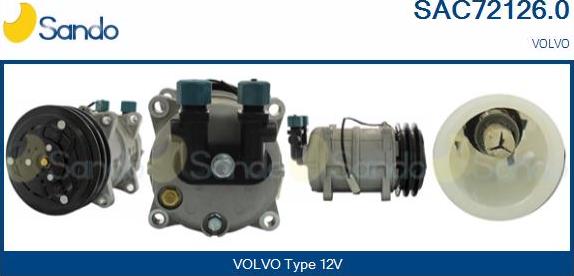 Sando SAC72126.0 - Compressore, Climatizzatore www.autoricambi360.it