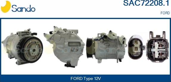 Sando SAC72208.1 - Compressore, Climatizzatore www.autoricambi360.it