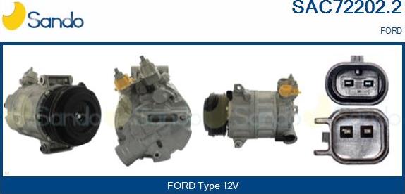 Sando SAC72202.2 - Compressore, Climatizzatore www.autoricambi360.it