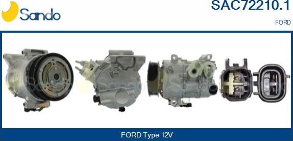 Sando SAC72210.1 - Compressore, Climatizzatore www.autoricambi360.it