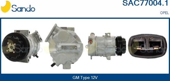 Sando SAC77004.1 - Compressore, Climatizzatore www.autoricambi360.it