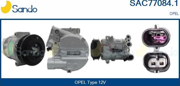 Sando SAC77084.1 - Compressore, Climatizzatore www.autoricambi360.it