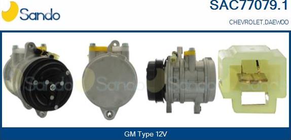 Sando SAC77079.1 - Compressore, Climatizzatore www.autoricambi360.it