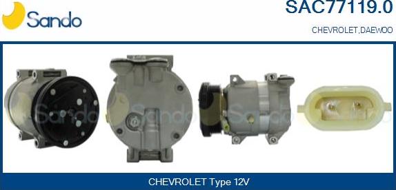 Sando SAC77119.0 - Compressore, Climatizzatore www.autoricambi360.it