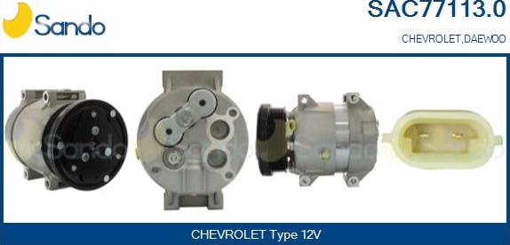 Sando SAC77113.0 - Compressore, Climatizzatore www.autoricambi360.it