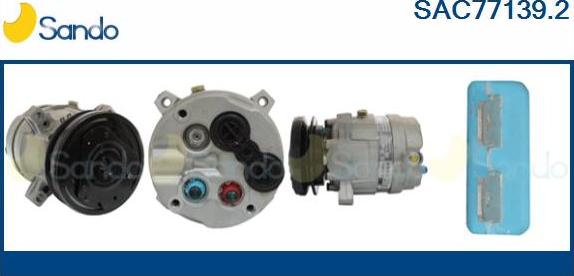 Sando SAC77139.2 - Compressore, Climatizzatore www.autoricambi360.it