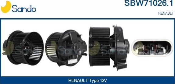 Sando SBW71026.1 - Ventilatore abitacolo www.autoricambi360.it