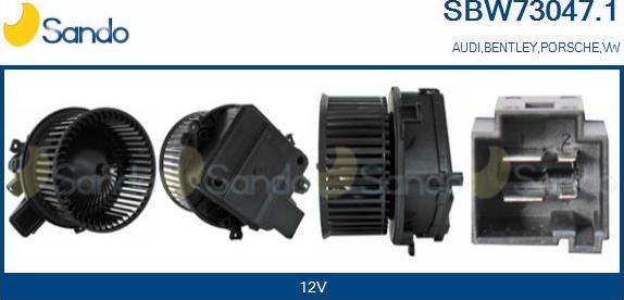 Sando SBW73047.1 - Ventilatore abitacolo www.autoricambi360.it