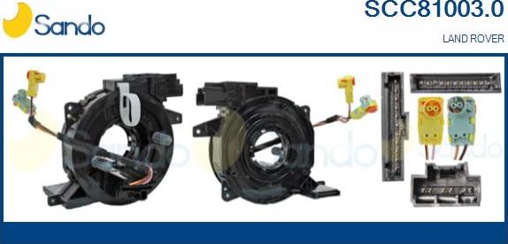 Sando SCC81003.0 - Molla spiroelicoidale, Airbag www.autoricambi360.it